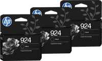 HP 924 Patrone Schwarz 3er-Pack