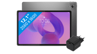 Lenovo Idea Tab Plus 12,1 Zoll 256GB WLAN Grau mit Stylus + BlueBuilt Ladegerät
