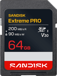 SANDISK Extreme PRO SDXC 64GB 90MB/s