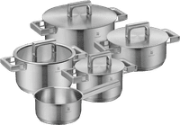 WMF Ultimate Cool Topfset 5-teilig + Glasdeckel