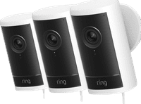 Ring Outdoor Camera Pro Stecker Weiß 3er-Pack
