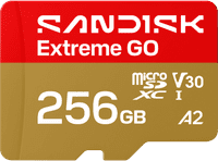 SANDISK Extreme GO microSDXC 256GB 240 MB/s