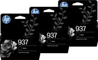 HP 937 Patrone Schwarz 3er-Pack