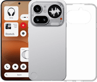 Nothing Phone (4a) Pro 256GB Silber 5G + BlueBuilt Backcover Transparent