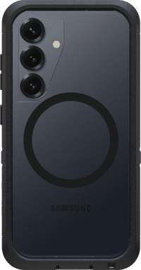 OtterBox Defender Samsung Galaxy S25 Back Cover with Magnet Transparent with Black Belt