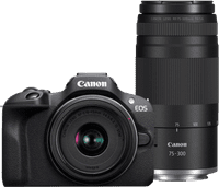 Canon EOS R100 Schwarz + RF-S 18-45mm f/4.5-6.3 IS STM + RF 75-300mm f/4-5.6