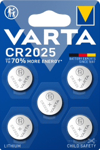 VARTA Lithium Coin CR2025 BLI 5 Units