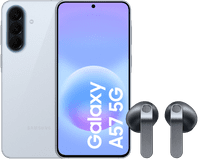 Samsung Galaxy A57 128GB Hellblau 5G + Samsung Galaxy Buds4 Schwarz
