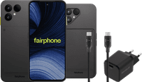 Fairphone 6+ 256GB Schwarz 5G + Komplettes Zubehörset