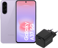 Samsung Galaxy A37 256GB Pink 5G + BlueBuilt Charger with USB-C Port 45W Black