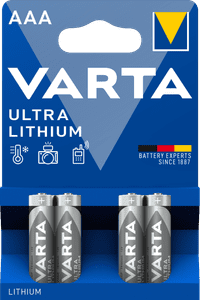 VARTA Ultra Lithium AAA Blister 4 Units