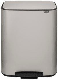 Brabantia Bo Treteimer 2 x 30 Liter Soft Grey