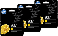 HP 937 Cartridge Yellow (3 units)
