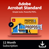 Adobe Acrobat Standard DC 1 Year - Digital