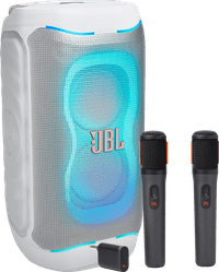 JBL PartyBox 130 Weiß + JBL Kabelloses Mikrofonset