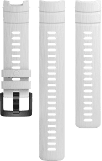 Polar Silicone Watch Strap White 22mm S/L