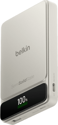 Belkin Powerbank 10.000 mAh mit Schnellladefunktion 45 Watt Beige
