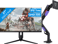 Vortech Pro 27 inches Quad HD + Vortech Monitor Arm with Gas Spring