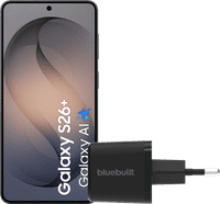 Samsung Galaxy S26 Plus 512GB Schwarz 5G + BlueBuilt Ladegerät 45 Watt Schwarz