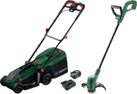 Bosch Rotak 18V-32 + Bosch EasyGrasCut 18 + Bosch Starterset 18V 4,0 Ah