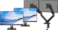 Philips 272B1G/00 Doppelpack + BlueBuilt Monitorhalterung Mechanische Feder für 2 Monitore