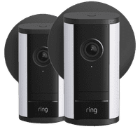 Ring Spotlight Kamera Pro 2. Generation Stecker Schwarz Doppelpack