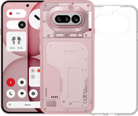 Nothing Phone (4a) 256GB Rosa 5G + BlueBuilt Backcover Transparent