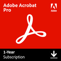 Adobe Acrobat Pro 1 Year - Digital