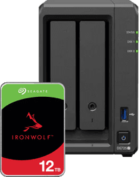 Synology DS725+ + Seagate Ironwolf 12 TB