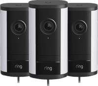 Ring Spotlight Kamera Pro 2. Generation Kabelgebunden Schwarz 3er-Pack