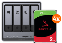 UGREEN NASync DXP4800 Plus + Seagate IronWolf 2TB 4-pack
