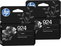 HP 924 Patrone Schwarz Doppelpack