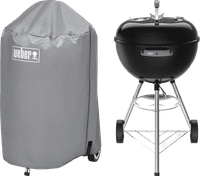 Weber Original Kettle 47 cm Schwarz + Weber Abdeckung 47 cm