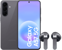 Samsung Galaxy A57 128GB Grau 5G + Samsung Galaxy Buds4 Schwarz Samsung Galaxy A57