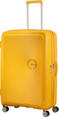 American Tourister Soundbox Expandable Spinner 77cm Golden Yellow Large suitcase