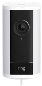 Ring Spotlight Cam Pro 2. Generation Kabelgebunden Weiß Ring Kamera für einen kleinen Garten