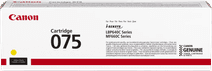Canon 075 Toner Cartridge Yellow Toner cartridge for Canon printer