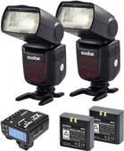 Godox Speedlite V860II Canon Duo X2 Trigger Kit Blitzgerät