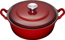 Le Creuset Faitout Dutch Oven 28cm Cerise Cast iron pan