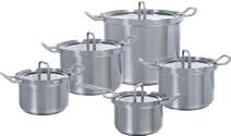 BK Q-linair Master Glas Topfset 5-teilig Kasserolle