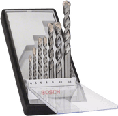 Bosch Robust Line 7-piece Stone Bore Set drill bits