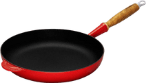 Le Creuset Gusseiserne Bratpfanne 28 cm Kirschrot Gusseiserne Bratpfanne