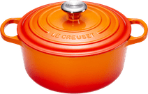 Le Creuset Signature Runder Bräter 24 cm Ofenrot Einweihungsfeier-Geschenk