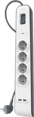 Belkin Surge Protector 4 Steckdosen 2 Meter 2x USB Steckdose