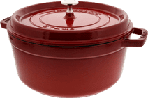 Staub Runder Schmortopf/Bräter 26 cm Kirschrot Staub Bräter