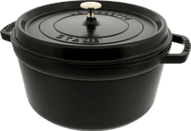 Staub Runder Bräter 28 cm Schwarz Staub Bräter