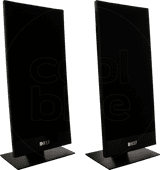 KEF T101 Schwarz (pro Paar) 2.0- und 2.1-Stereo-Lautsprecher