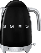 SMEG KLF04BLEU Schwarz Edelstahl-Wasserkocher