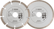 Bosch Diamond disc 125 mm 2 pieces 125mm diamond cutting disc