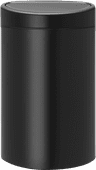 Brabantia Touch Bin 40 Liter Matt Black  Touch-Mülleimer